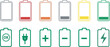 © Creative_Tess - Battery level and charging status icon .