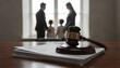 © Екатерина Чумаченко - Justice in Focus: Family Court Decision with Gavel and Legal Documents