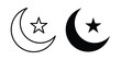 © Annimo - Night icon black and white