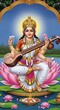© zuya - Hindu Goddess Saraswati Statue.