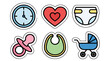 © Andrei - flat design icons set of life milestones and daily concepts vector illustration