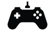 © Monwara67 - Game controller icon silhouette for gaming equipment or skin cover wrap