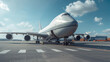 © bephoto - 大型貨物機が国際輸送を担う航空物流インフラの風景