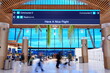 © Eric Akashi - Portland International Airport (PDX) with modern timber architecture and ceiling - ポートランド国際空港  近代的な木造建築の天井とターミナル内観