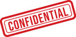 © AsifImtiaj - Confidential stamp illustration red ink on white background