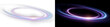© Dimariyss - Bright colorful neon rings with smooth dynamic waves, PNG format
