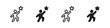 © liubomir118809 - Success and Goal Achievement Icons Set, Person Reaching for a Star Symbols