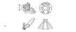© M - Aztec Mythology and Religion Vector Icon Set of 4 Icons featuring Feathered Serpent Quetzalcoatl, Sun Stone Calendar, Obsidian Knife, and Step Pyramid Temple with Editable Stroke Line Art.