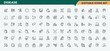 © Cats2udio - Disease line icon set. Flu vector line icon set. Line icons with editable stroke. Contains outline symbols like symptom, infection, allergy, pain, health and more. Editable stroke. Pixel Perfect.