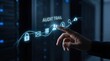 © Wallap Puraya - AI stack control - A dramatic close-up shows a hand tracing connections to illustrate a transparent audit trail of linked events, symbolizing clarity and accountability.