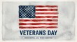 © BALAL - Patriotic veterans day with american flag celebrating freedom and independence day