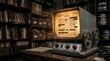 © sxcd - Old Microfilm Reader Displaying Redacted Document In Dark Library