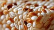 © Plaifah - Close-Up View of Varied Sesame Seeds in Natural Colors Highlighting Their Unique Texture and Patterns for Culinary and Health Purposes