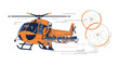 © Leo - Medical Helicopter Rescue with Stretcher and Pilot, Emergency Medical Services