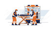 © Citra - Paramedics Transport Patient on Stretcher to Ambulance, Emergency Medical Service