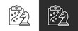 © saedesignn - Strategy Icon Set Vector Collection Isolated In Black And White