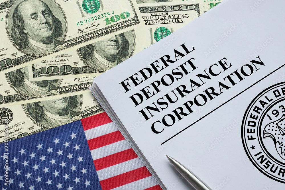 FDIC Federal Deposit Insurance Corporation, bank deposit insurance ...