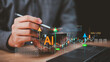 © Images for you - A trader uses AI trading for profit generation with real-time data, market trends, algorithmic strategy, forex signals, stock performance, automated execution, profit optimization, financial analytics