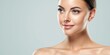 © NovaVision - Close-up of a woman's face showcasing flawless skin and natural beauty
