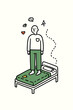 © Edik - Patient Recovery Journey Shown as Assembling Puzzle Pieces