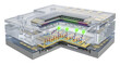 © Abo - 3D Cross-Section of a DNA Hybridization Nanosensor Microchip with Fluorescent Reporters