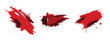 © Anik - Abstract red diagonal grunge paint brush stroke vector