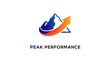 © Tania - Peak performance logo mountain triangle design with bold typography