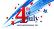© mr shaikh - Festive fourth of july celebration with fireworks and stars
