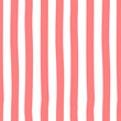 © Oksana_Skryp - Pink hand drawn stripes on a white background seamless pattern. Vector background with vertical stripes.