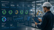 © Mikhail - Engineer monitoring industrial manufacturing dashboard with digital tablet in smart factory