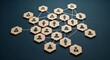 © Mostafizur - A stylized 3D arrangement of hexagonal tiles featuring interconnected human icons, symbolizing teamwork, networking, and digital collaboration. Ideal for business presentations, tech marketing, and co