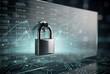 © AzlanShah - Digital Lock Securing Financial Data and Technology