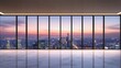 © MUHAMADFADZLAN - Modern Luxury Apartment Interior with Panoramic City Skyline View
