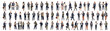© Hesh - Flat Vector Business Professional People Character Set Corporate Architectural Cutouts