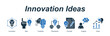 © galangfr - Innovation Ideas banner web icon vector illustration concept with an icon of Compare, Analysis, Evaluation, Criteria, Perspective, Decision, Conclusion