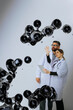 © Rendara Studio - 3D healthcare duo polymer studying abstract medical form