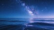 © 璟 宋 - Night sky with stars and ocean