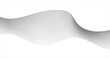 © ak - Wavy lines abstract pattern on white background