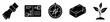 © Maestro - Assorted monochrome glyphs for travel, gardening, and hygiene presentations