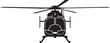 © Enamul - Black helicopter icon, helicopter silhouette, aircraft symbol, vector illustration