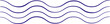 © Marina Zlochin - Wavy lines cancelation postal mark symbol. Linear vintage stamps and mail rubber ink postmarks series