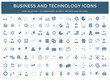 © tareq - Large set of business and technology icons for data analysis and management projects