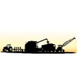 © Ab - Heavy machinery road construction equipment.