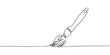 © Parboti - Paint brushes continuous one line drawing.one line vector illustration on white background, paint brush continuous one line drawing, Paintbrush continuous line art paintbrush, brush, painting