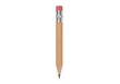 © Shibly - A single sharpened pencil with a pink eraser and metal ferrule