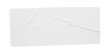 © chathuporn - blank white paper sticker label isolated with clipping path on white background