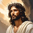 © Say - Jesus Christ with Crown of Thorns.