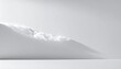 © Tantu - minimalist mountain silhouette with soft gradient lighting and cloud shadow effect