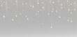© Alehandro - Premium black and gold sparkling abstract texture with vertical luminous rain particles for elegant luxury festive wallpaper background