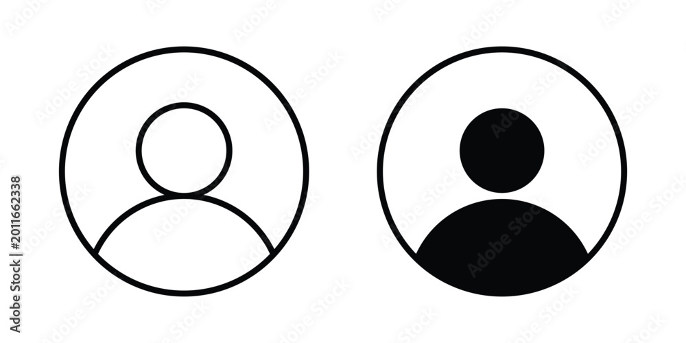 Account Famous Icon Account icon. Vector icons for design projects Stock Vector | Adobe Stock